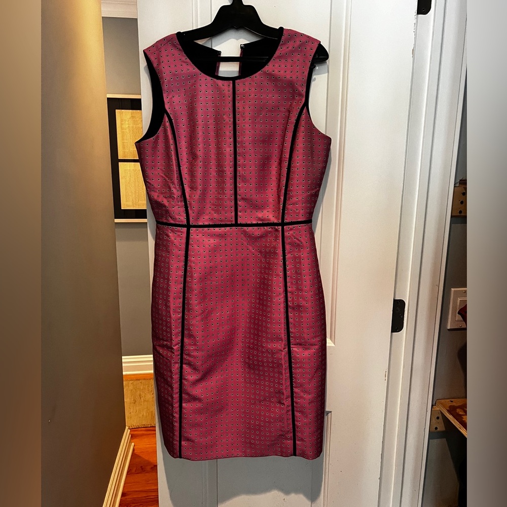 J Crew Sheath Dress in Foulard Print Size 10 NWT